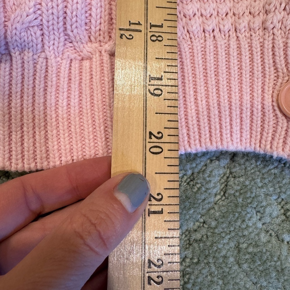 27 Miles Malibu Revolve Pink Cotton Open Cable Knit  Maiken Sweater Size XS - Picture 6 of 9